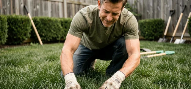 Les secrets pour réussir un gazon parfait dans votre jardin toute l’année